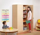 Opberg Kast Hoog B100 x D71 x H180 cm Esdoorn Tangara Groothandel Kinderopvang en kinderdagverblijf inrichting01